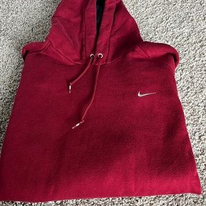 Maroon/red nike hoodie